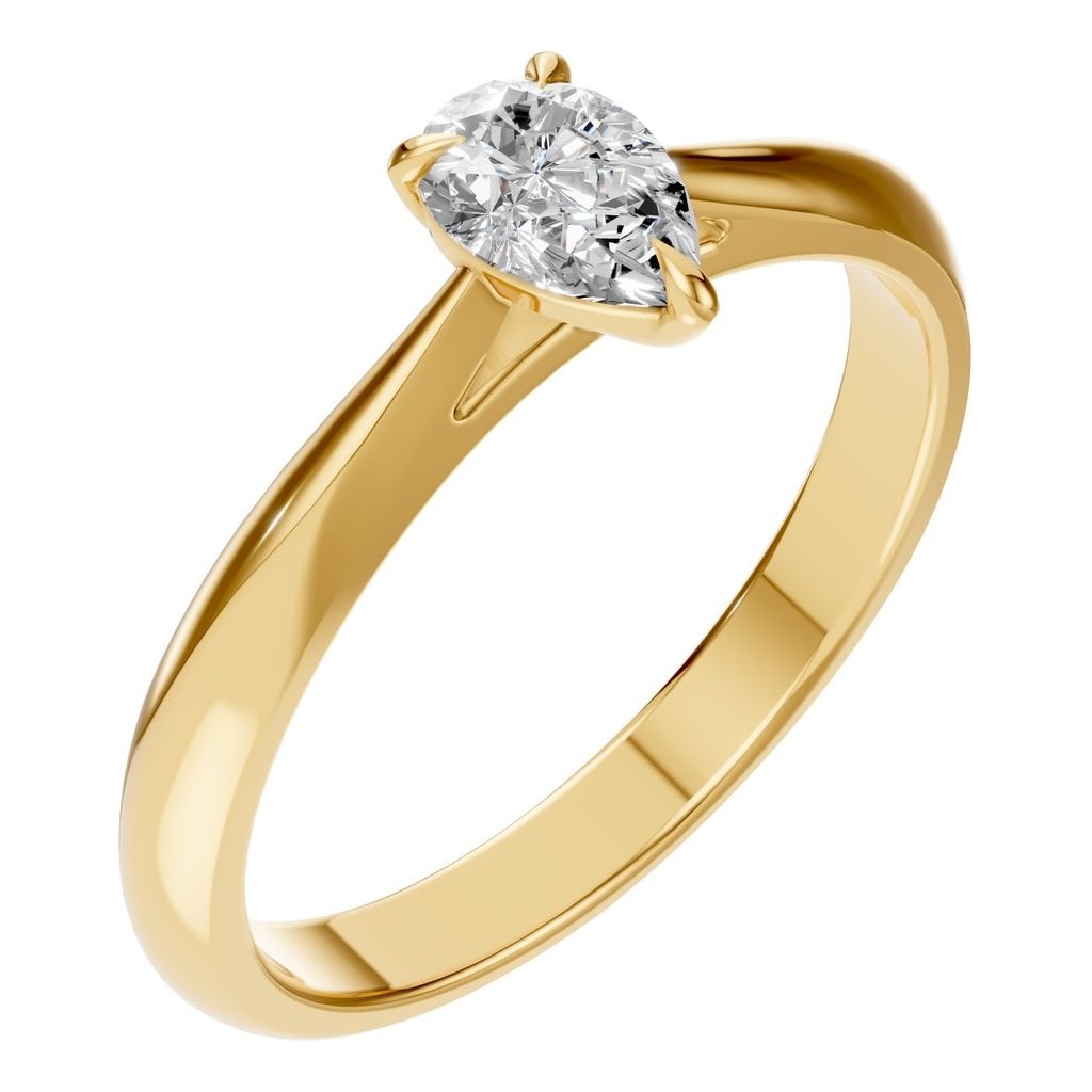 RI-6434 Yellow Gold Ring SET - Main View