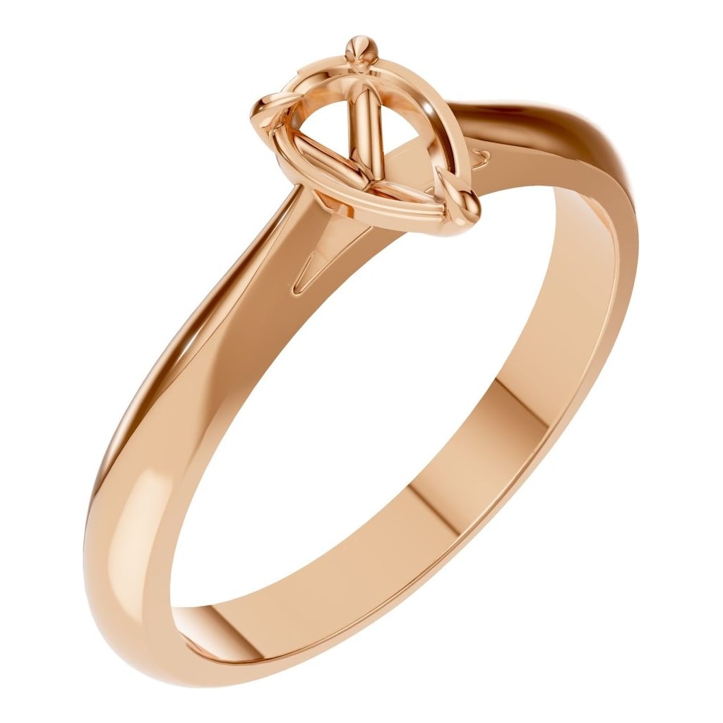 RI-6434 Rose Gold Ring UNSET - Main View