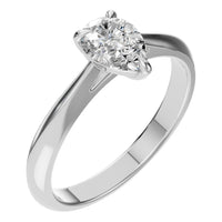 RI-6434 White Gold Ring SET - Main View