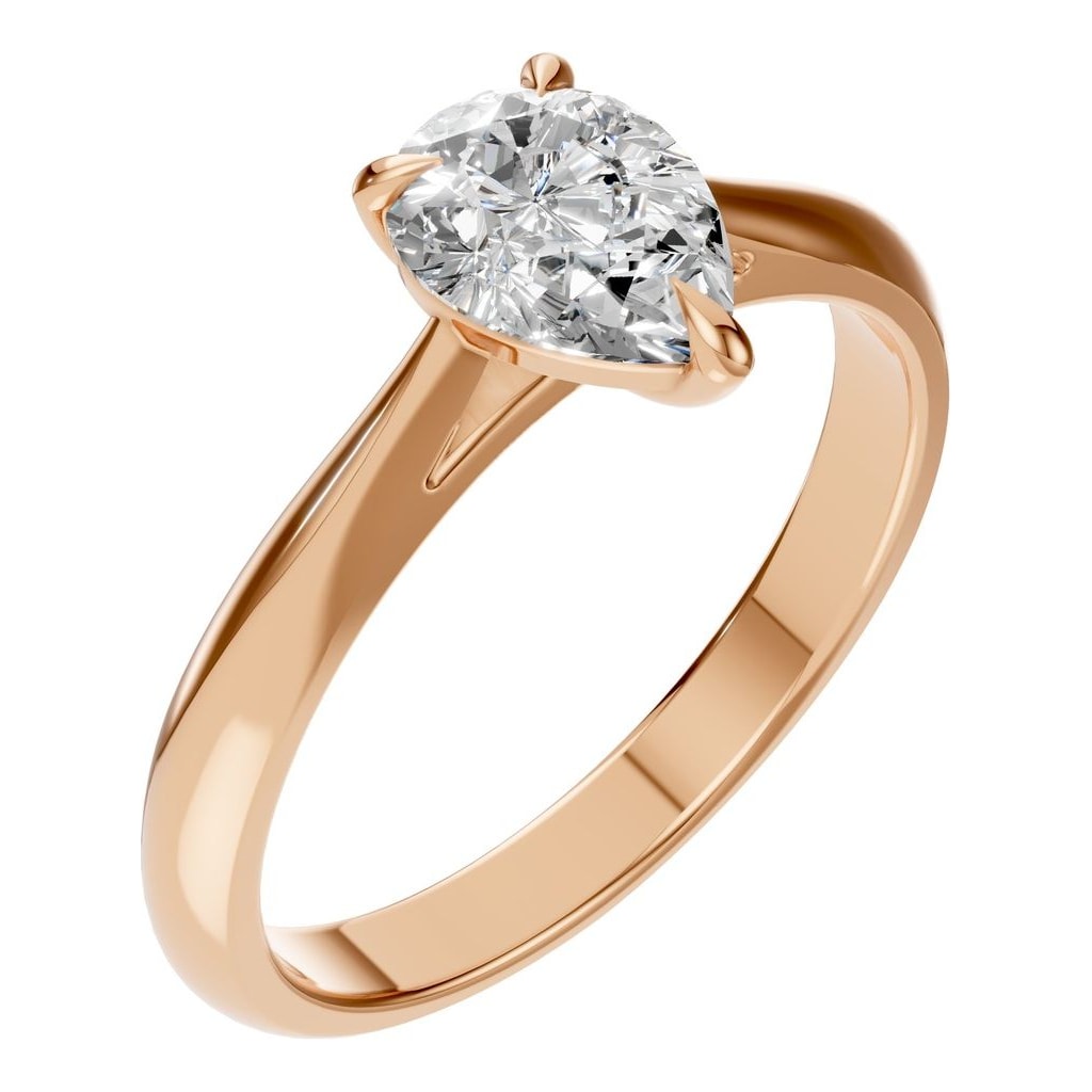 RI-6434 Rose Gold Ring SET - Main View