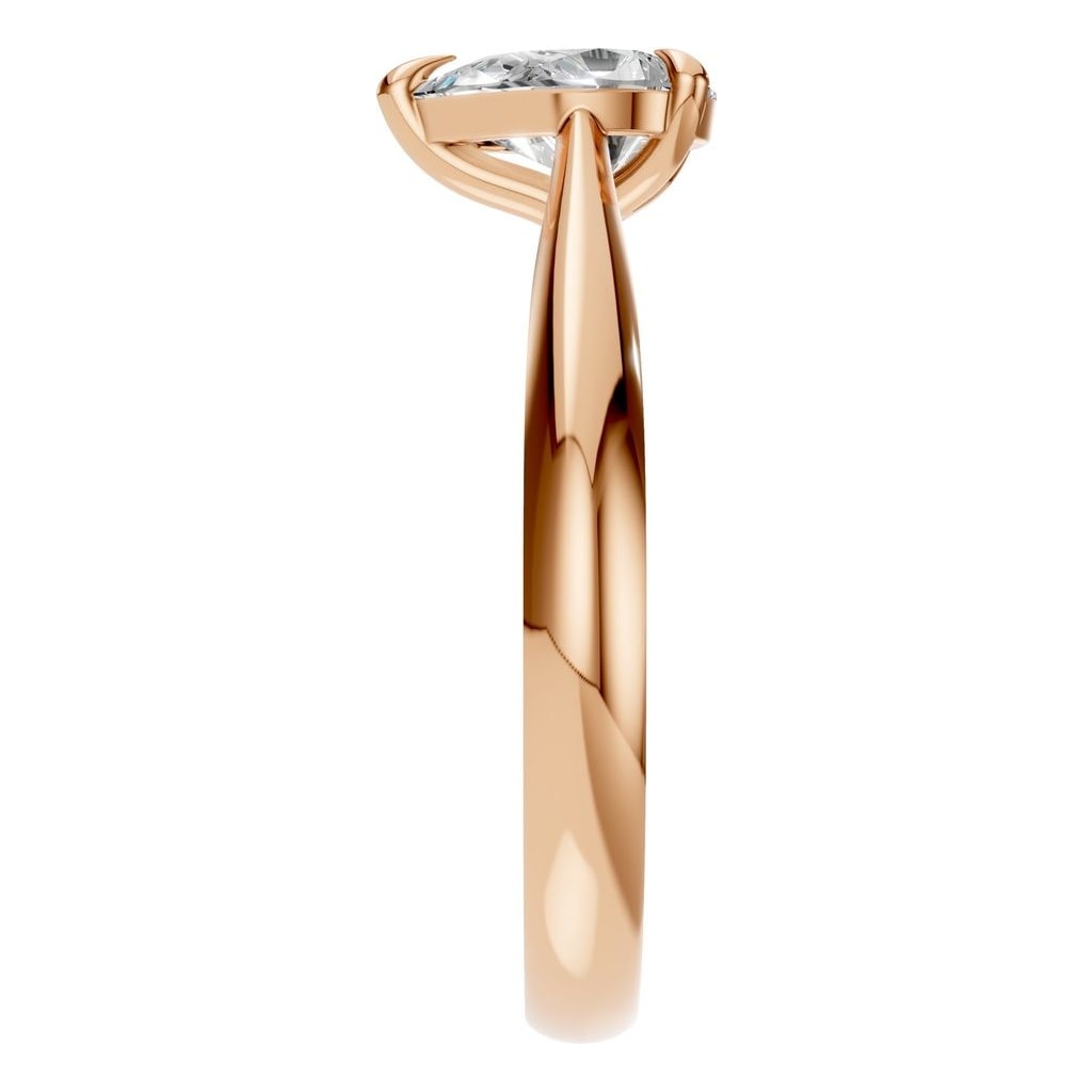 RI-6434 Rose Gold Ring SET - Side View