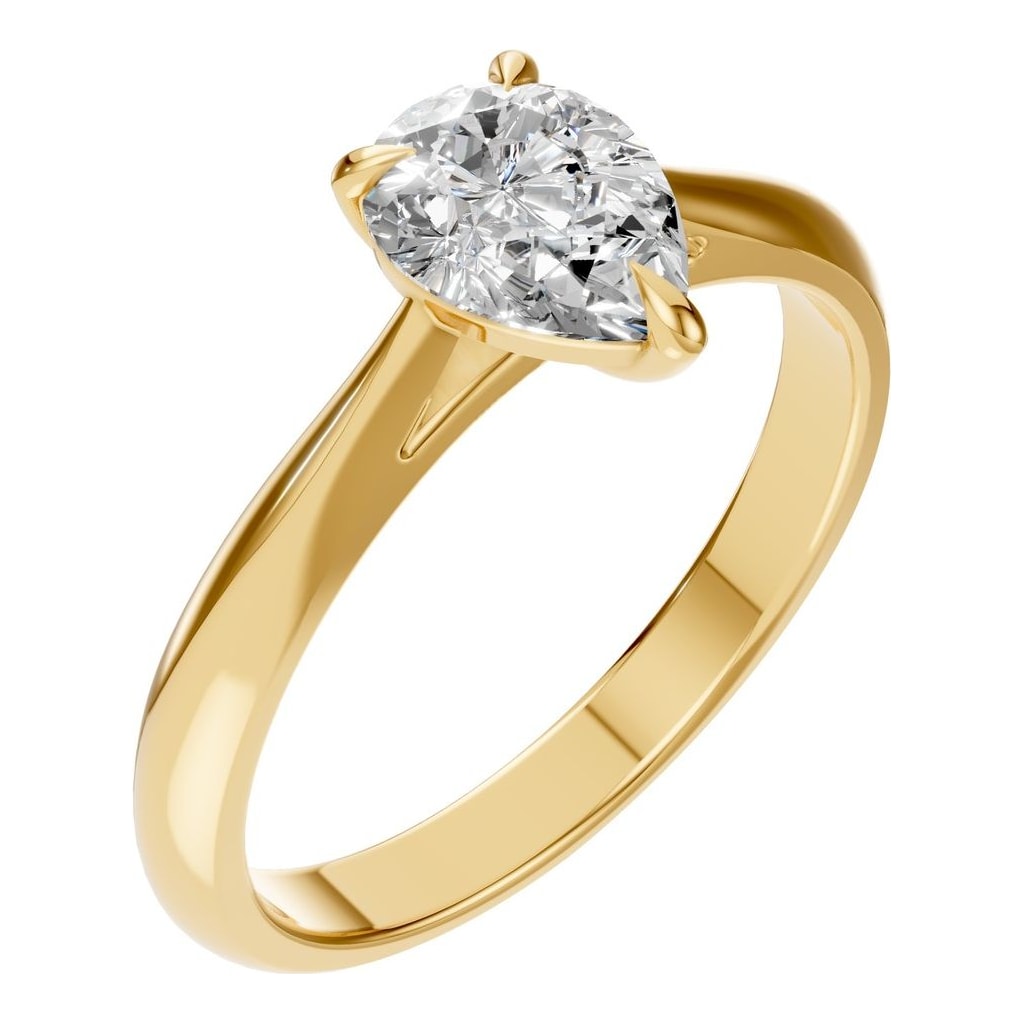 RI-6434 Yellow Gold Ring SET - Main View