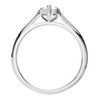 RI-6434 White Gold Ring UNSET - Top View