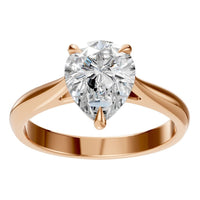 RI-6434 Rose Gold Ring SET - Front View