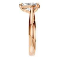 RI-6434 Rose Gold Ring SET - Side View