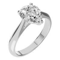 RI-6434 White Gold Ring SET - Main View