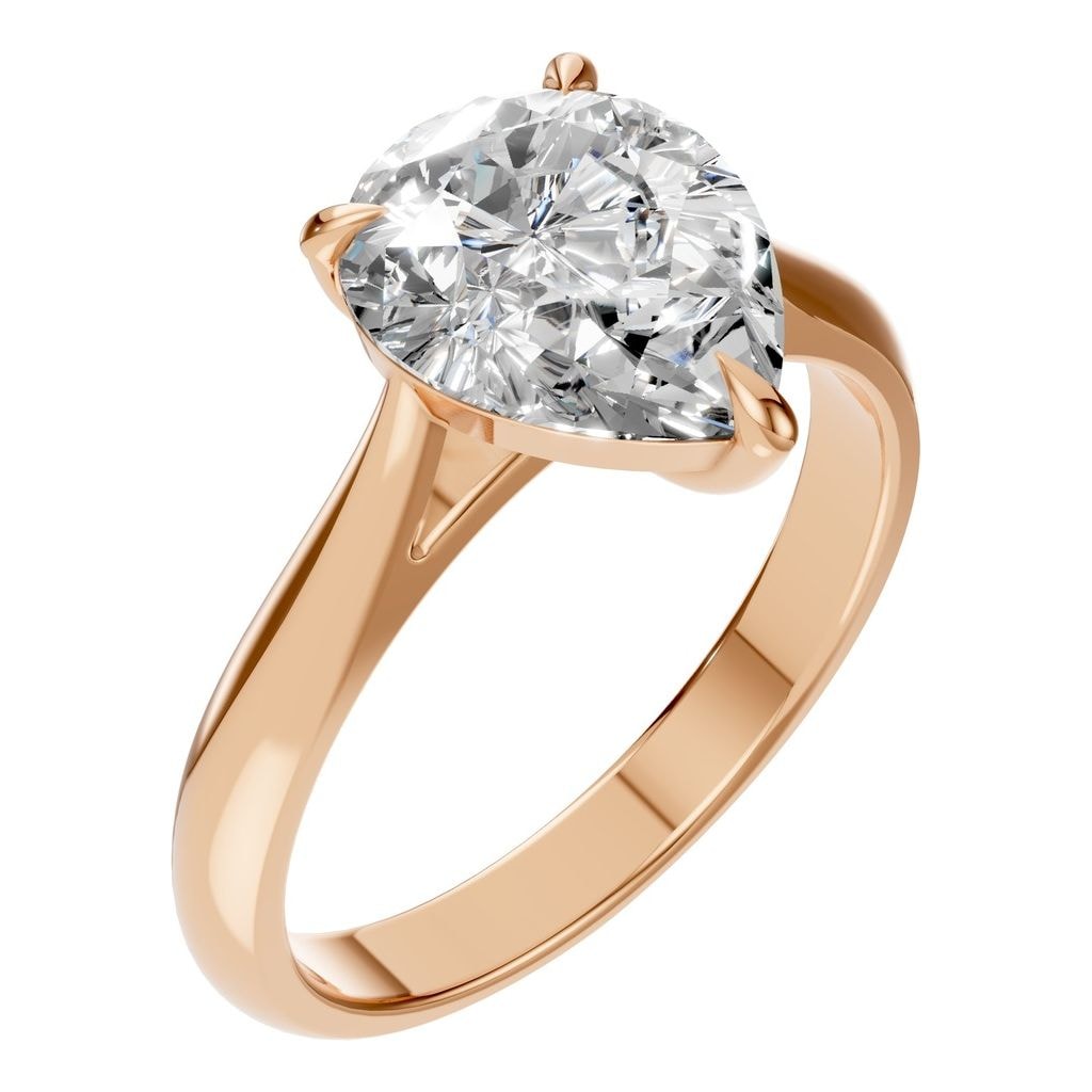 RI-6434 Rose Gold Ring SET - Main View