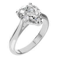 RI-6434 White Gold Ring SET - Main View
