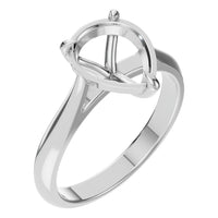 RI-6434 White Gold Ring UNSET - Main View