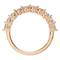 RI-6484 Rose Gold Ring SET - Top View