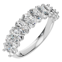 RI-6484 White Gold Ring SET - Main View