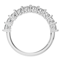 RI-6484 White Gold Ring SET - Top View