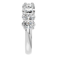 RI-6484 White Gold Ring SET - Side View