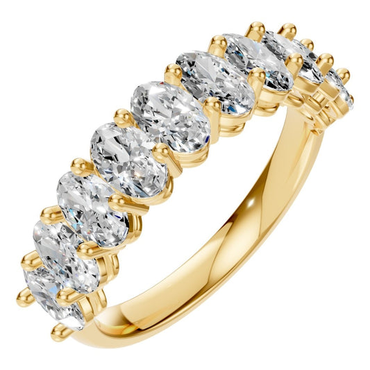 RI-6484 Yellow Gold Ring SET - Main View