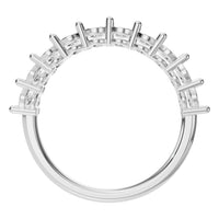RI-6484 White Gold Ring UNSET - Top View