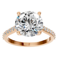 RI-6486 Rose Gold Ring SET - Front View