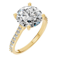 RI-6486 Yellow Gold Ring SET - Main View