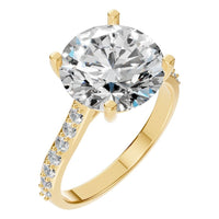 RI-6486 Yellow Gold Ring SET - Main View