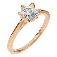 RI-6525 Rose Gold Ring SET - Main View