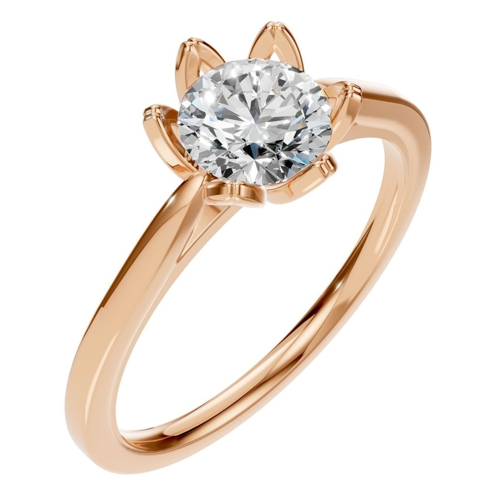 RI-6525 Rose Gold Ring SET - Main View