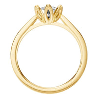 RI-6525 Yellow Gold Ring SET - Top View