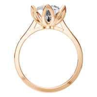 RI-6525 Rose Gold Ring SET - Top View