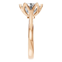 RI-6525 Rose Gold Ring SET - Side View