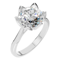 RI-6525 White Gold Ring SET - Main View