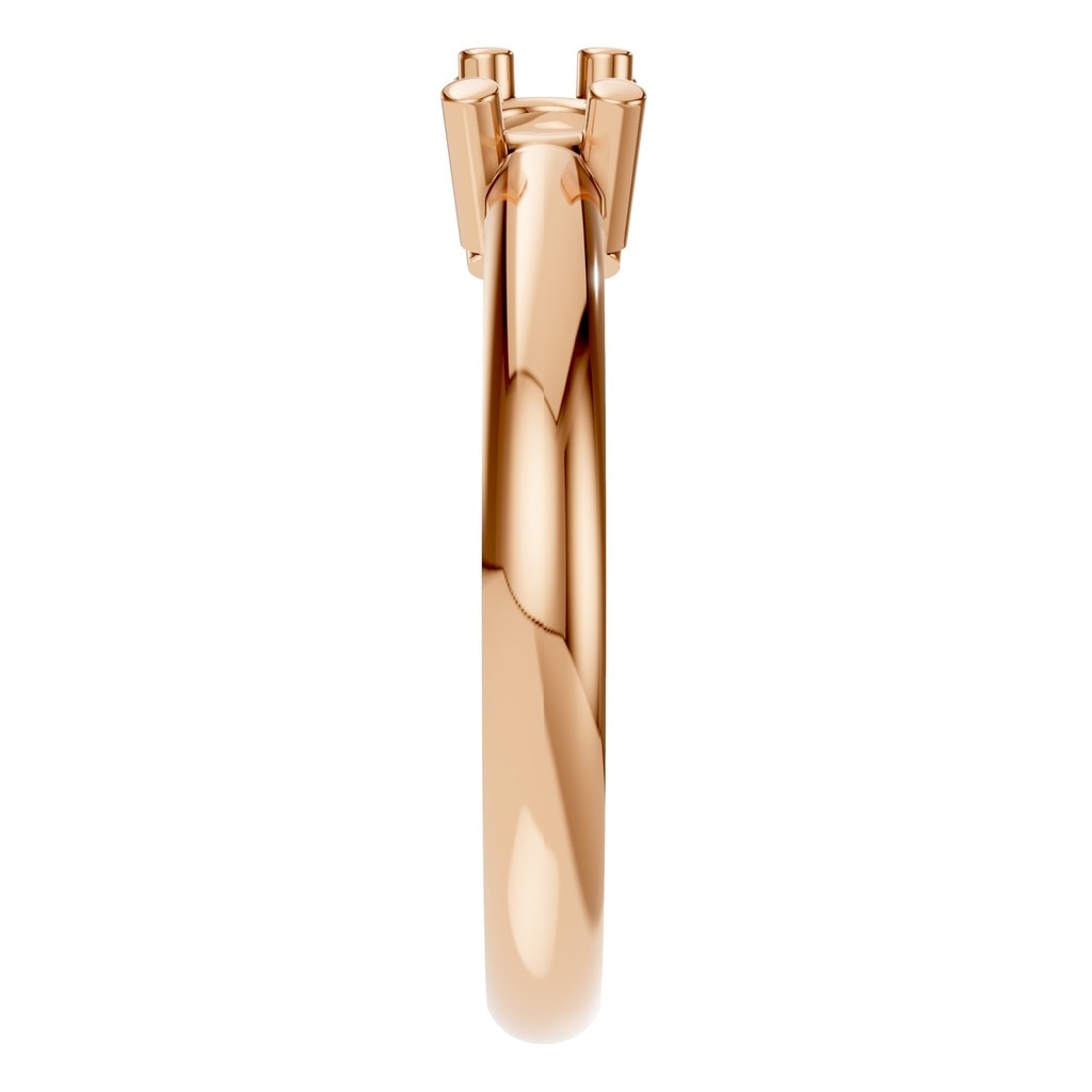RI-6713 Rose Gold Ring UNSET - Side View