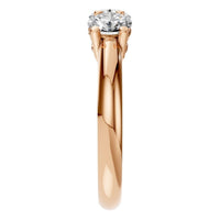RI-6713 Rose Gold Ring SET - Side View