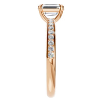 RI-6740 Rose Gold Ring SET - Side View
