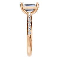 RI-6740 Rose Gold Ring SET - Side View