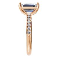 RI-6740 Rose Gold Ring SET - Side View