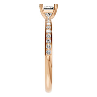 RI-6740 Rose Gold Ring SET - Side View