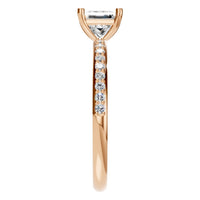 RI-6740 Rose Gold Ring SET - Side View