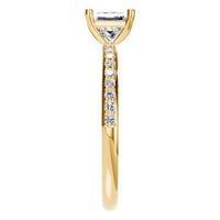 RI-6740 Yellow Gold Ring SET - Side View