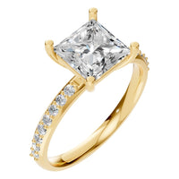 RI-6740 Yellow Gold Ring SET - Main View