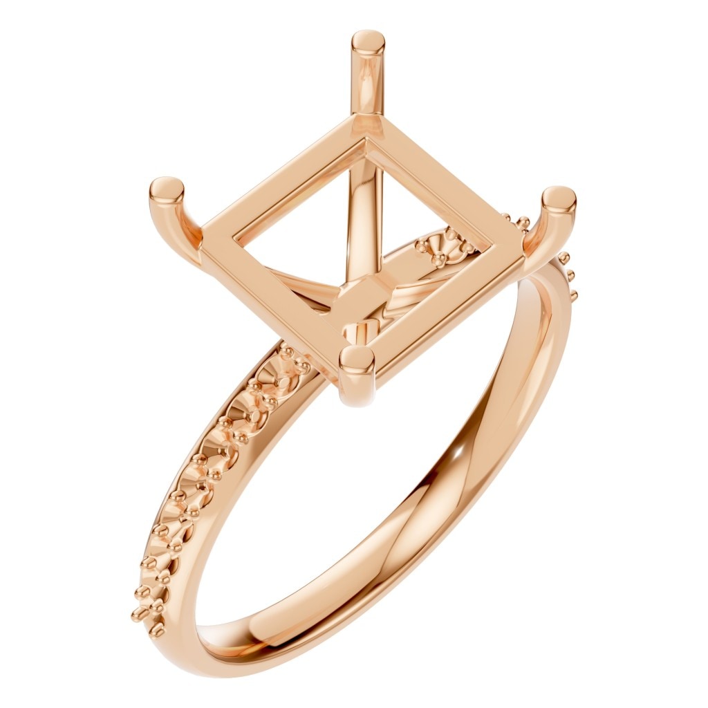 RI-6740 Rose Gold Ring UNSET - Main View