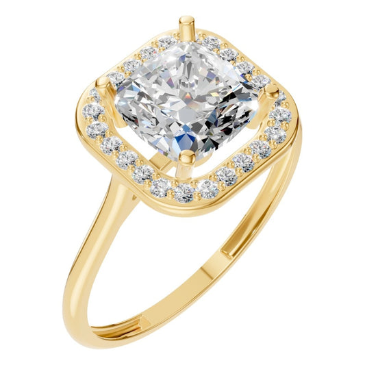 RI-6765 Yellow Gold Ring SET - Main View