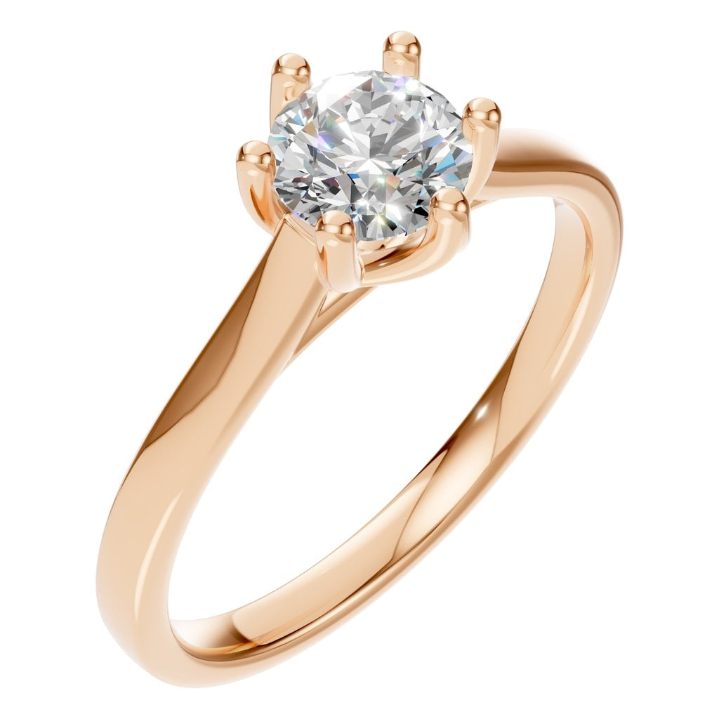 RI-7207 Rose Gold Ring SET - Main View