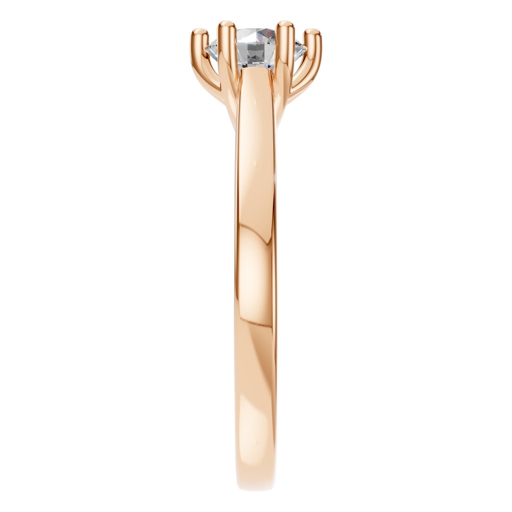 RI-7207 Rose Gold Ring SET - Side View