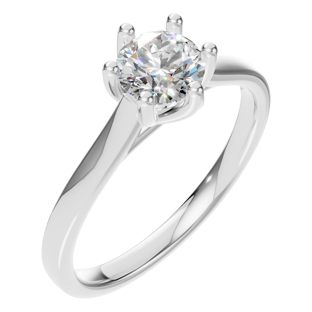 RI-7207 White Gold Ring SET - Main View