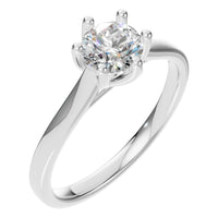 RI-7207 White Gold Ring SET - Main View