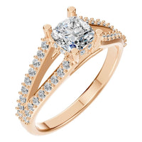 RI-7236 Rose Gold Ring SET - Main View