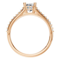 RI-7236 Rose Gold Ring SET - Top View