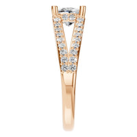 RI-7236 Rose Gold Ring SET - Side View