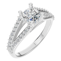 RI-7236 White Gold Ring SET - Main View