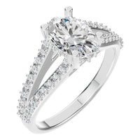 RI-7236 White Gold Ring SET - Main View