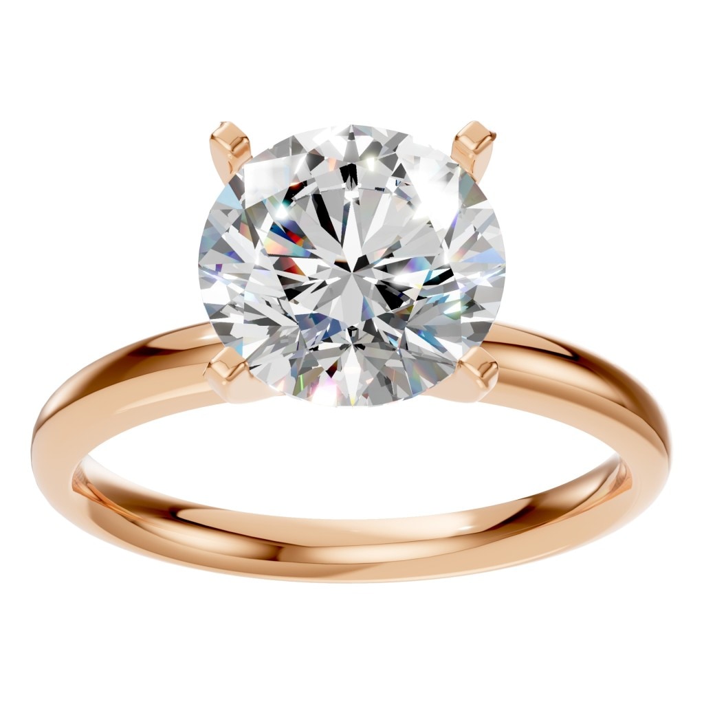 RI-7288 Rose Gold Ring SET - Front View