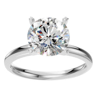 RI-7288 White Gold Ring SET - Front View